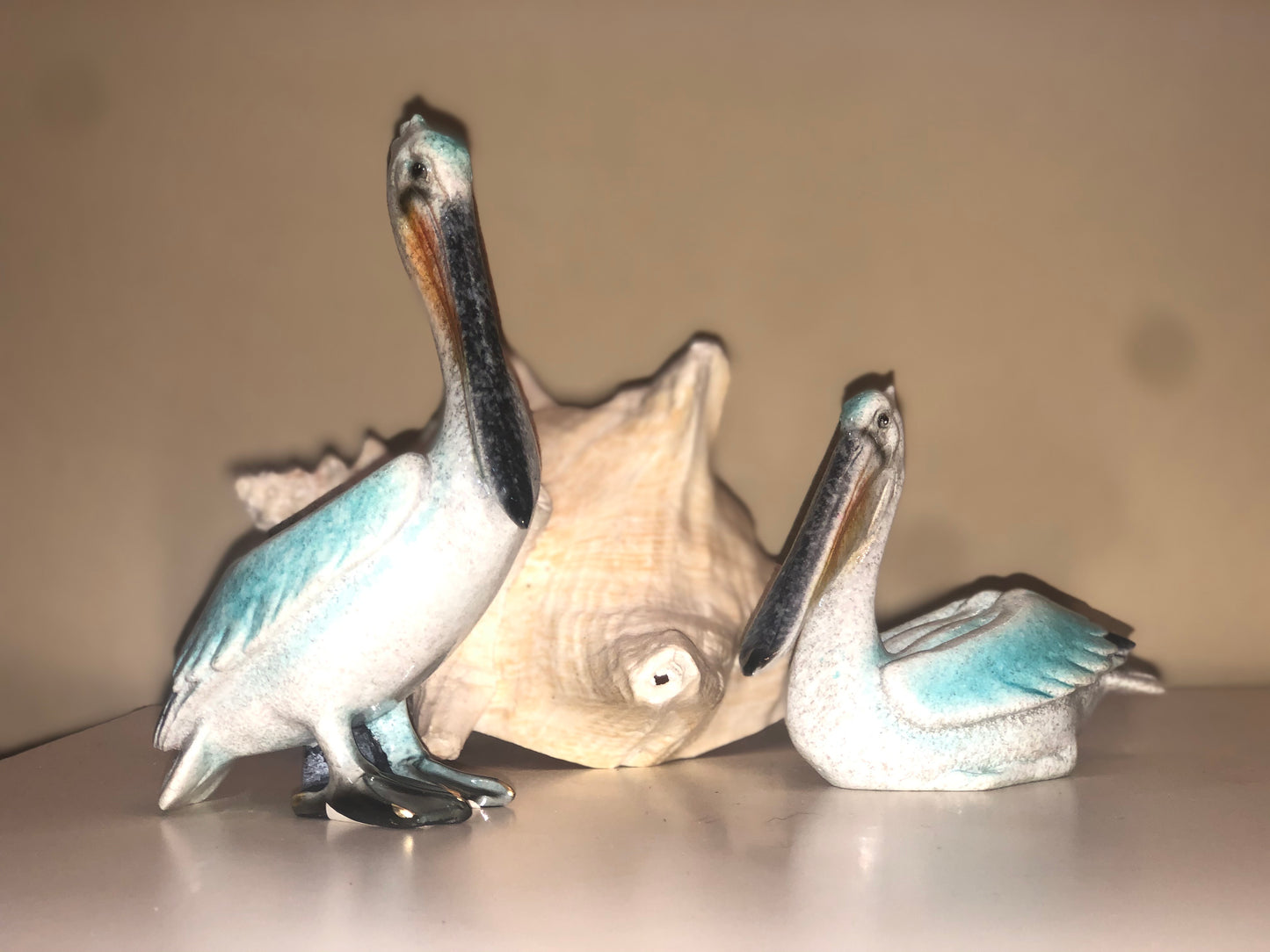Assorted White Pelican Figurine